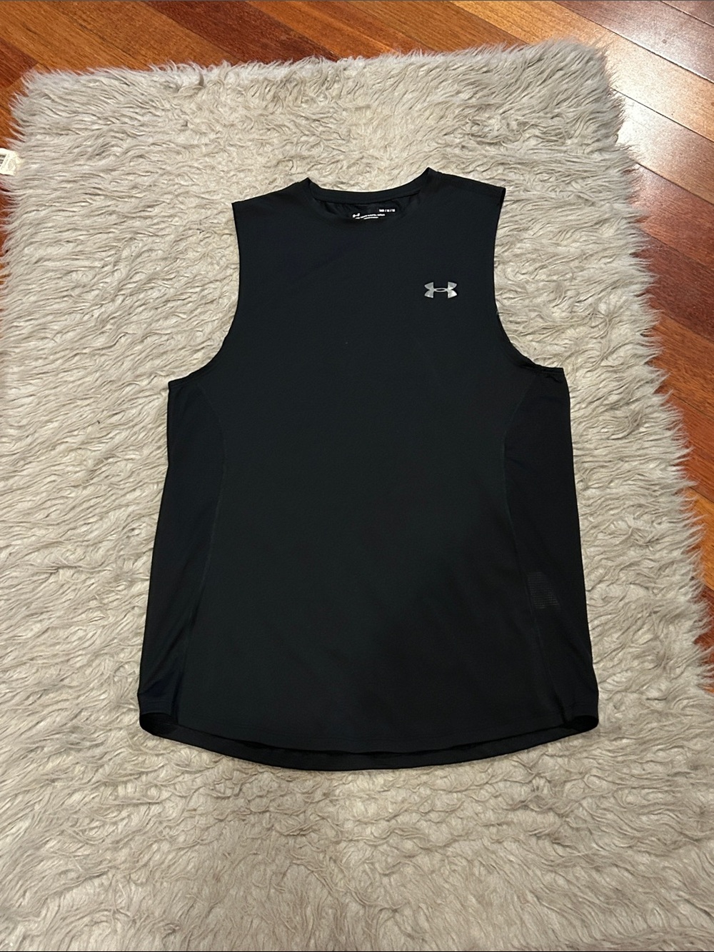 Under Armour Black Heat Gear Men's Tank with Logo